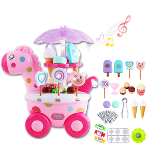 اسباب بازی نوزادی ماشین برقی آب نبات بستنی فروشی مدل زرافه Candy Ice Cream Car _اسباب بازی نوزادی